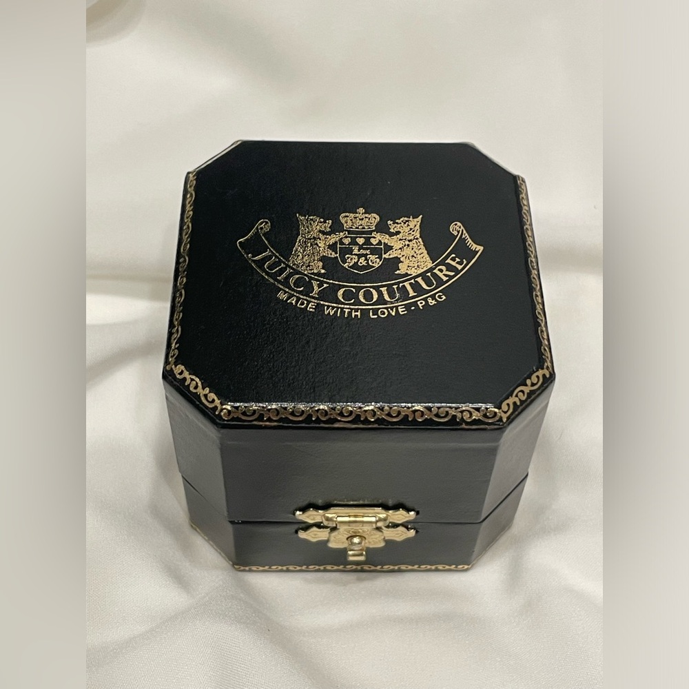 ULTRA RARE Juicy Couture Vintage Gold Royal ORB Crown Antique Canister 2005 NIB - Picture 7 of 8